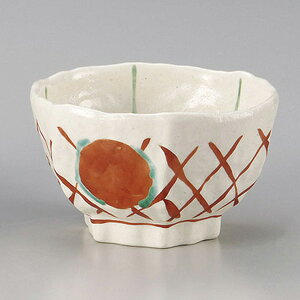 朱丸紋六角丼 約15.2cm 白系 和食器 多用丼 日本製 美濃焼 業務用 丼ぶり 丼 どんぶり 小さめ うどん 蕎麦 ミニ丼 モダン おしゃれ 和風 小丼 飯丼 28-339-298-mi