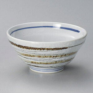 錆流水5.0丼 約15.5cm 茶系 和食器 多用丼 日本製 美濃焼 業務用 丼ぶり 丼 どんぶり 小さめ うどん 蕎麦 ミニ丼 モダン おしゃれ 和風 小丼 飯丼 28-332-528-yu