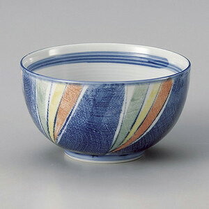 レインボー45多用丼 約13.6cm 青系 和食器 多用丼 日本製 美濃焼 業務用 丼ぶり 丼 どんぶり 小さめ うどん 蕎麦 ミニ丼 モダン おしゃれ 和風 小丼 飯丼 28-341-058-mi