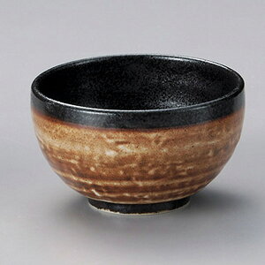 志野化粧石目4.2丼 約13cm 茶系 和食器 小丼 日本製 美濃焼 業務用 丼ぶり 丼 どんぶり 小さめ うどん 蕎麦 ミニ丼 モダン おしゃれ 和風 28-348-148-o