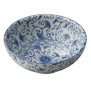 藍彩めん鉢 約21.5cm 青系 和食器 多用丼 日本製 美濃焼 業務用 丼ぶり 丼 どんぶり 小さめ うどん 蕎麦 ミニ丼 モダン おしゃれ 和風 28-320-118-ki