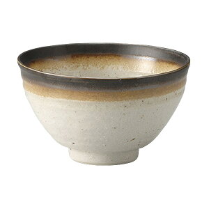 渕サビ粉引小丼 約12.5cm 白系 茶系 和食器 小丼 日本製 美濃焼 業務用 丼ぶり 丼 どんぶり 小さめ うどん 蕎麦 ミニ丼 モダン おしゃれ 和風 和風 28-351-148-ho