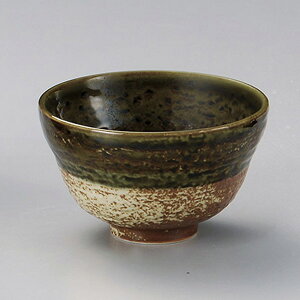 織部たたきたもり碗 約13cm 緑系 茶系 和食器 小丼 日本製 美濃焼 業務用 丼ぶり 丼 どんぶり 小さめ うどん 蕎麦 ミニ丼 モダン おしゃれ 和風 28-350-338-a