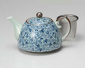 古染つる唐草新ポット U 和食器 急須・ポット 日本製 有田焼 業務用 ポット ティーポット 紅茶 おしゃれ お茶 カフェ風 カフェ食器 飲食店 旅館 ホテル 27-389-037-so