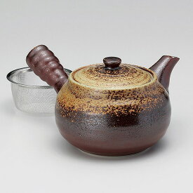 朱泥伊良保丸急須 茶コシ付 和食器 急須・ポット 日本製 美濃焼 業務用 ポット ティーポット 紅茶 おしゃれ お茶 カフェ風 カフェ食器 飲食店 旅館 ホテル 27-388-047-te
