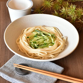 いこい 7.0寸 盛皿 約22cm 白系 和食器 めん皿・パスタ皿・カレー皿 麺皿 冷やし中華 おしゃれ カフェ 日本製 美濃焼 業務用 29-300-139-ka