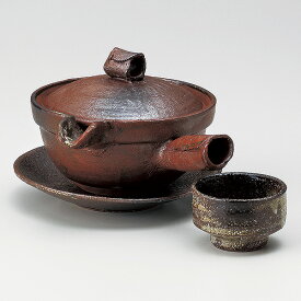 焼締急須型土瓶むし 超耐熱 手造り 和食器 土瓶むし 日本製 萬古焼 業務用 土瓶蒸し 熱々 京会席 懐石 料亭 和食屋 松茸料理 はも 鱧料理 季節メニュー 27-409-057-su