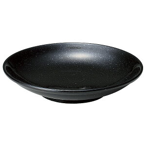 ニューチャイナ 黒 24.5cm深皿 約24.4cm 黒系 中華食器・アジアン食器 大皿 日本製 美濃焼 業務用 黒 中華皿 国産 産地直送 28-655-078-ka