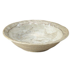 粉引石目 5.0鉢 約16.7cm 白系 和食器 中鉢 日本製 美濃焼 業務用 鉢 小鉢 ボウル サラダボウル 取り鉢 鍋取り鉢 とんすい カフェ風 モダン おしゃれ 28-483-608-a