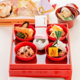 お食い初め料理セット│料理と使い切り食器のセット【初膳│ういぜん】これがあればお食い初めは大丈夫です│伝統儀式はお祝い膳でするのが本来│百日祝い（100日祝い）に天然鯛（たい）や蛤（はまぐり）、歯固め石、お祝い箸マニュアル等│はますいやお赤飯の追加可