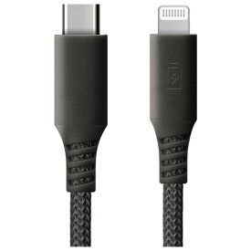 PGA PG-LCC15M05BK(ブラック) USB Type-C for Lightning USBケーブル タフ 1.5m