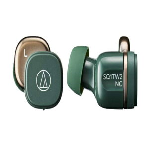 �y�����ۏؕt�z�I�[�f�B�I�e�N�j�J(audio-technica) ATH-SQ1TW2NC-GR �t�H���X�g�O���[�� ���S���C�����X�m�C�Y�L�����Z�����O�C���z��