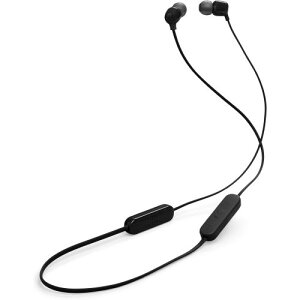 JBL(�W�F�C �r�[ �G��) JBL T135BT BLK �u���b�N Bluetooth�_�C�i�~�b�N���^�J�i���C���z�� IPX4�h�� �}�C�N�t��3�{�^�������R��