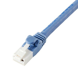 �G���R��(ELECOM) LD-GPAT/BU015RS �u���[ LAN�P�[�u�� CAT6A 0.15m �Z�� �Z�� �c���܂�h�~ 10Gbps 500MHz ���� �M�K�r�b�g �L��LAN