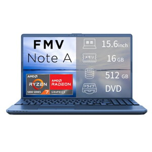 �x�m�� FUJITSU FMV Note A FMVA700L1L 15.6�^ Ryzen 7 Win11Home ������16GB SSD512GB Office�I�v�V�����t �m�[�g�p�\�R�� ���^���b�N�u���[