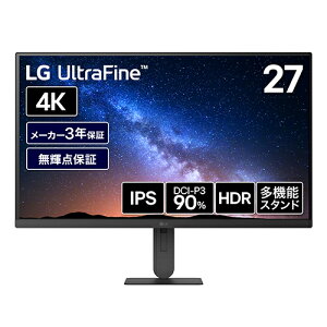 LG�G���N�g���j�N�X(LG) 27U710B-B UltraFine 27�^ 4K(3840×2160) IPS HDR10 ���j�^�[ �f�B�X�v���C