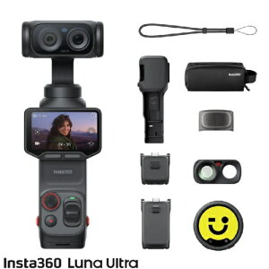 Insta360 Insta360 Luna Ultra �N���G�C�^�[�h�o���h�� �R�Y�~�b�N�u���b�N 1�C���`8K�Z���T�[���ڃW���o���J���� CINSABTA-LUNAULTRA03