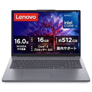 Lenovo(���m�{) 83RS0014JP Lenovo IdeaPad Slim 3i Gen 11 16.0�^ Core 5 Win11Home ������16GB SSD512GB OfficeOP�t ���i�O���[ �m�[�g�p�\�R��