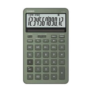 CASIO(�J�V�I) JF-M200-GN-N �~�X�e�B�O���[�� �d�� �W���X�g�T�C�Y 12�� �Ōv�Z ���[�g ���Ԍv�Z �G�R�}�[�N�F��