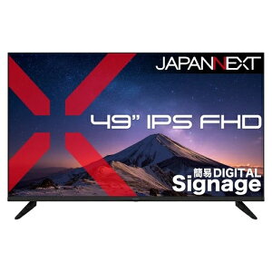 �y�����ۏؕt�z�W���p���l�N�X�g(JAPANNEXT) JN-IPS49F-M 49�^ �t��HD IPS�p�l�� �t�����j�^�[ �f�B�X�v���C ���f�B�A�v���C���[�@�\����