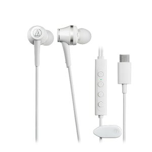�I�[�f�B�I�e�N�j�J(audio-technica) ATH-CKD7NC-WH �z���C�g �L�����m�C�Y�L�����Z�����O�C���z�� USB Type-C�p