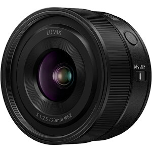�p�i�\�j�b�N(Panasonic) LUMIX S 20mm F2.5 �u���b�N ���C�JL�}�E���g S-S20-K ���L�p�P�œ_�����Y