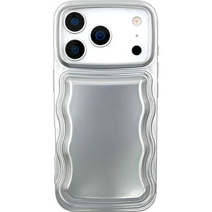 UNiCASE(���j�P�[�X) wavy loop silver for iPhone17 Pro�P�[�X UNI-CSIP25MP-5WLPSV