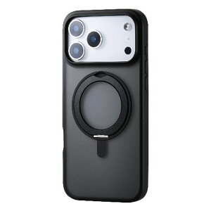 GR(ELECOM) PM-A25DMAGSTBK ubN iPhone17 Pro Max P[X nCubh Ռz MAGKEEP ͋zCX[dΉ 360x]X^ht