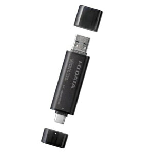 IODATA(アイ・オー・データ) SSPQ-USC500 USB 10Gbps(USB 3.2 Gen2)USB-A&USB-C対応 スティックSSD 500GB キャップ付き