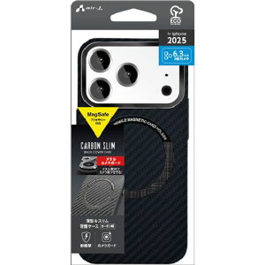 �G�A�[�W�F�C(air-j) AC-P25P-CBM iPhone 17 Pro�p MagSafe�A�N�Z�T���[�Ή� ���^&�X���� �J�[�{�����w�ʃP�[�X