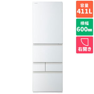 yWݒuzyۏؕtz(TOSHIBA) GR-Y41GXK-EW OzCg VEGETA GXK 5hA① EJ 411L 600mm