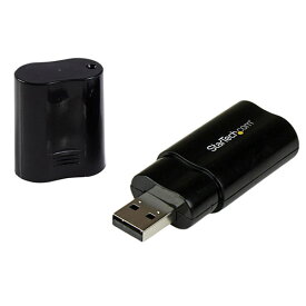 StarTech(スターテック) ICUSBAUDIOB ヘッドフォン&マイク増設USB接続オーディオ変換アダプタ