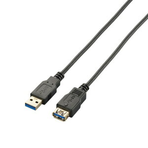 GR(ELECOM) USB3-EX10BK ubN ɍ USB3.0P[u A-A 1m