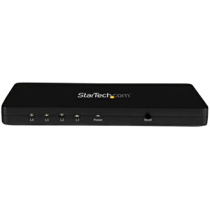 StarTech X^[ebN ST124HD4K(ubN) 4o͑Ή 4K HDMI zXvb^[ A~➑ ST124HD4K
