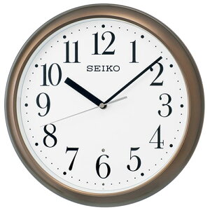 セイコー SEIKO KX218B 茶メタリック 電波掛け時計 KX218B