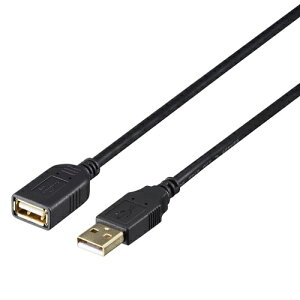 �o�b�t�@���[(BUFFALO) BSUAAFR230BK �u���b�N BSUAAFR USB2.0�����P�[�u�� �J�[�{���f�q�˂荞�݃^�C�v 3m