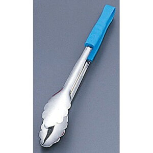 大泉合成 18-8抗菌PPハンドル カラー万能トング 小 ブルー