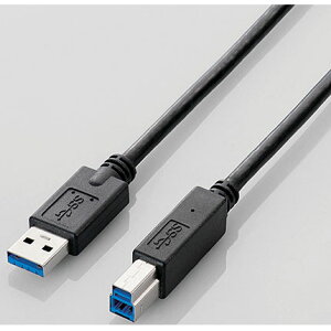 �G���R��(ELECOM) USB3-AB20BK/RS �u���b�N USB3-ABRS�V���[�Y USB3.0���K�F�؃P�[�u�� 2m