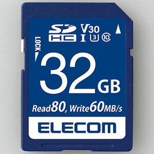 �G���R��(ELECOM) MF-FS032GU13V3R MF-FSU13V3R�V���[�Y �f�[�^����SDHC�J�[�h 32GB