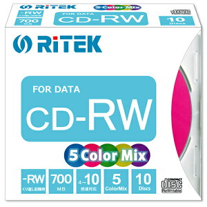 ���C�e�b�N CD-RW700.MIX10P A �f�[�^�p CD-RW 700MB �J��Ԃ��L�^ �v�����^�u�� 10�{�� 10��