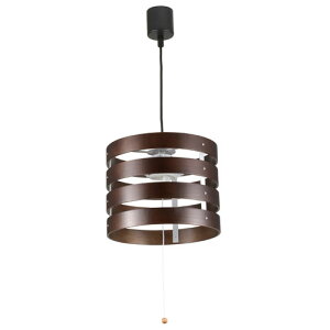 オーム電機 OHM LT-Y20CW ペンダントライト 木枠 2灯 電球別売 LTY20CW