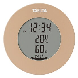 タニタ(TANITA) TT-585-BR(ライトブラウン) デジタル温湿度計