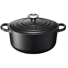 ル・クルーゼ(LE CREUSET) シグニチャー ココット・ロンド 20cm(マットブラック)