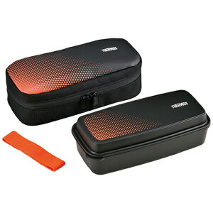 サーモス(THERMOS) DJO-600 BKOR ブラックオレンジ フレッシュランチボックス