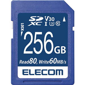 GR(ELECOM) MF-FS256GU13V3R SDXCJ[h UHS-I U3 80MB/s 256GB