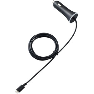 GR(ELECOM) MPA-CCL01BK(ubN) VK[`[W[ 2.4A DC[d Lightning