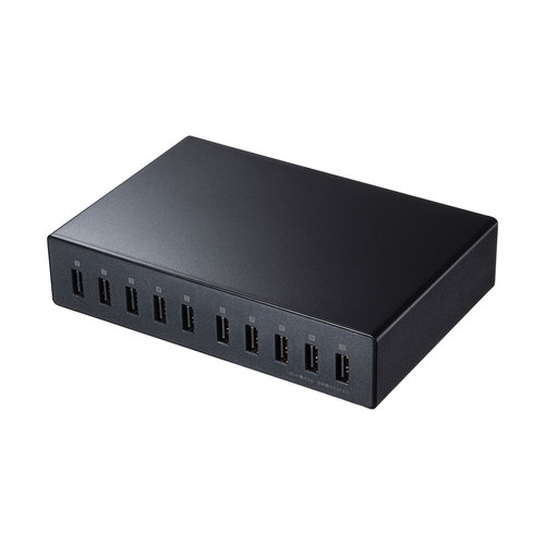 サンワサプライ ACA-IP68 USB充電器 （訳ありセール 格安） 高耐久タイプ 10ポート 高級品