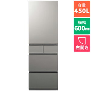 �y�W���ݒu�������z�p�i�\�j�b�N(Panasonic) NR-E45RY3-S �V���o�[ �R���p�N�gBIG 5�h�A�①�� �E�J�� 450L ��600mm