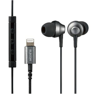 GR(ELECOM) EHP-LFS12CMBK(ubN) Cz L^Cv Ji^ Lightning(iPhone/iPad) }CNt  ϋvP[u