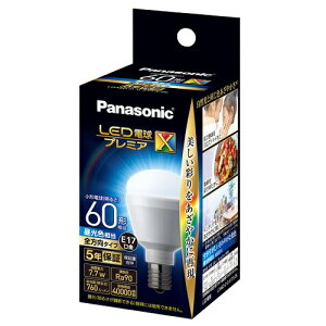 pi\jbN(Panasonic) LDA8DDGE17SZ6 LEDdv~AX F E17 60W` 760lm